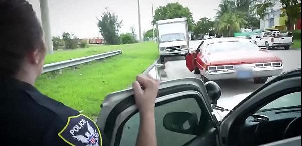  Arrested black cocked thug fucking two kinky cops in uniform for a freedom